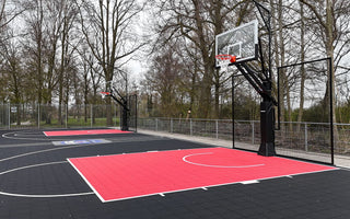 Realisatie van 3x3 basketbalveld voor Northside Ballers in Amsterdam