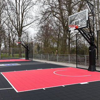 Realisatie van 3x3 basketbalveld voor Northside Ballers in Amsterdam