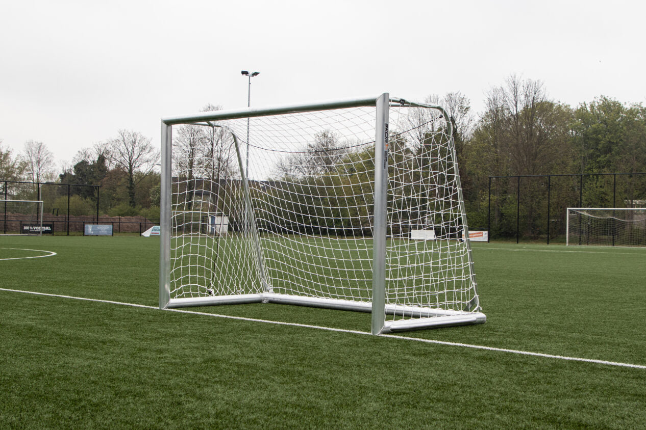 Verplaatsbaar voetbaldoel aluminium 3x2m voor trainingen en jeugdwedstrijden