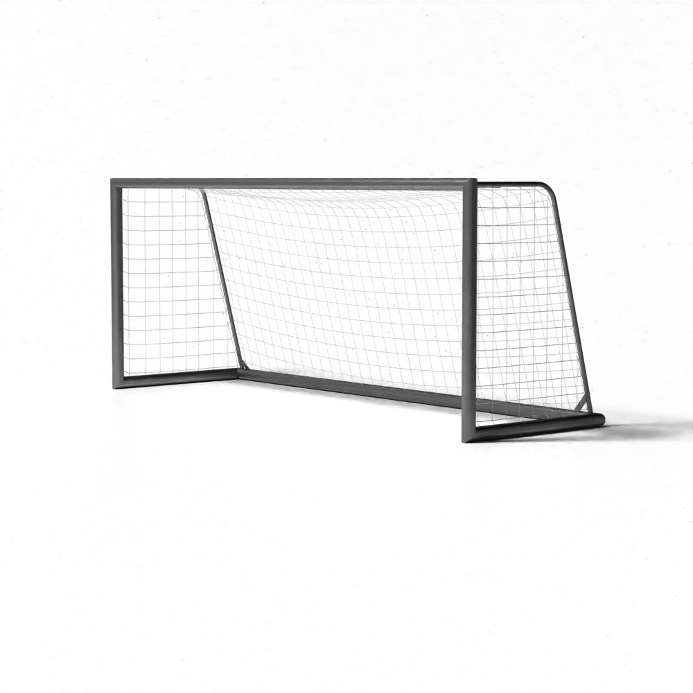 Professioneel aluminium voetbaldoel 5x2 van SKOR | ComFix netbevestiging, 100x120 mm profiel, robuust
