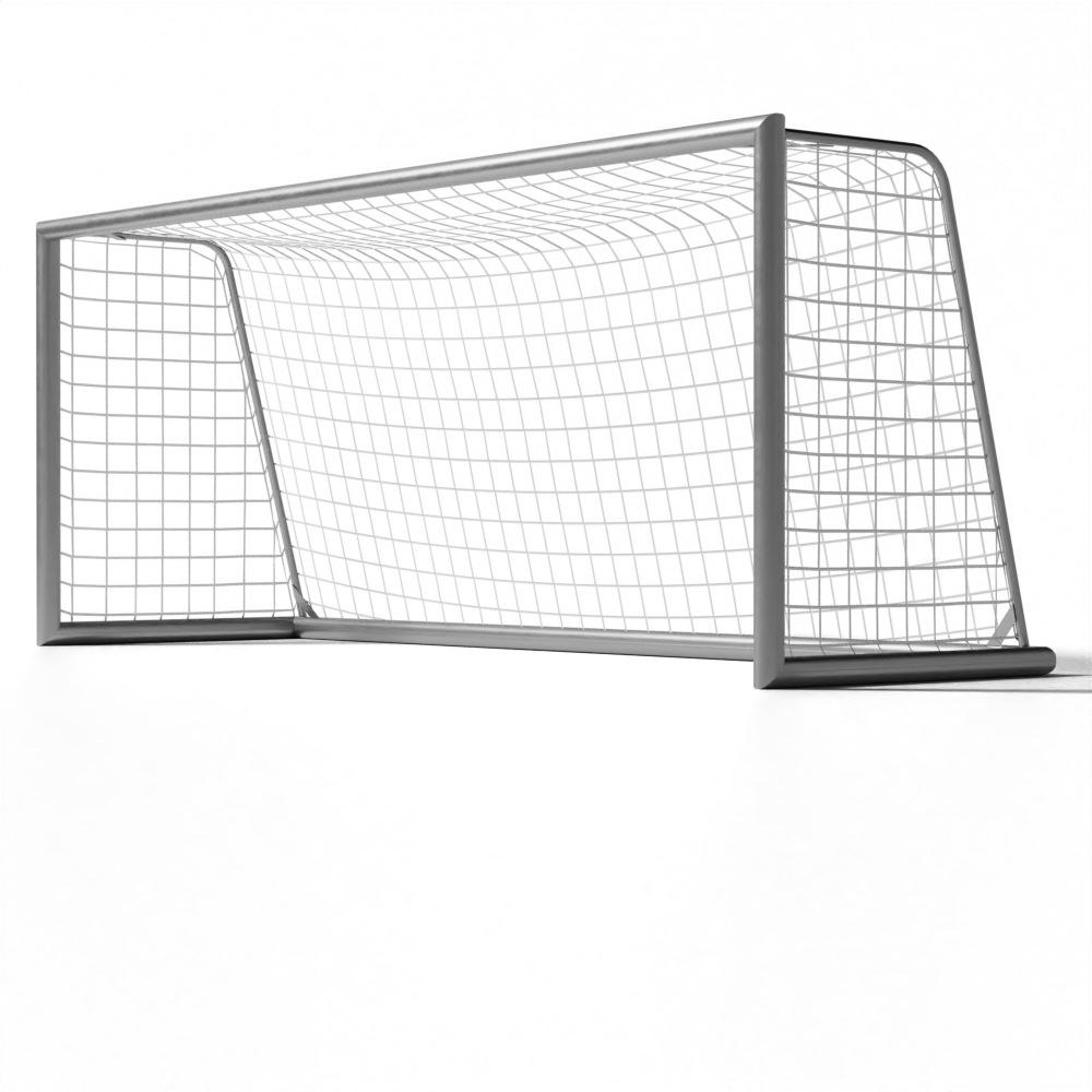 Groot aluminium voetbaldoel 5x2 van SKOR | Professioneel, 100x120 mm profiel, geschikt voor sportvelden
