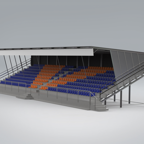 Tribune en béton
